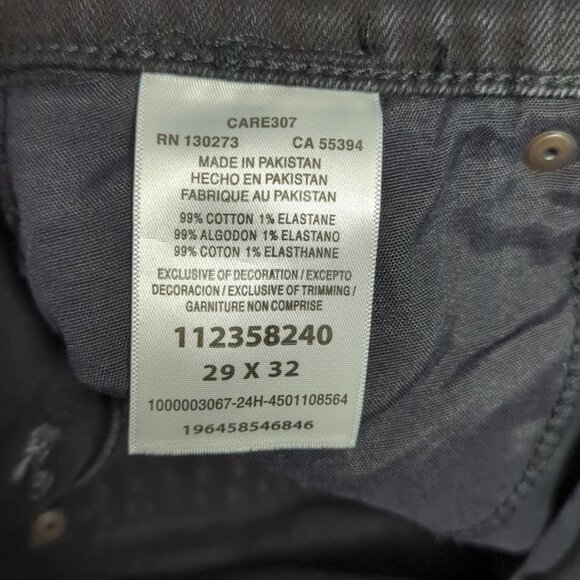 Wrangler Retro Jeans Men's 29x32 Black Slim Straight Denim Western Cowboy Rodeo - Picture 11 of 12